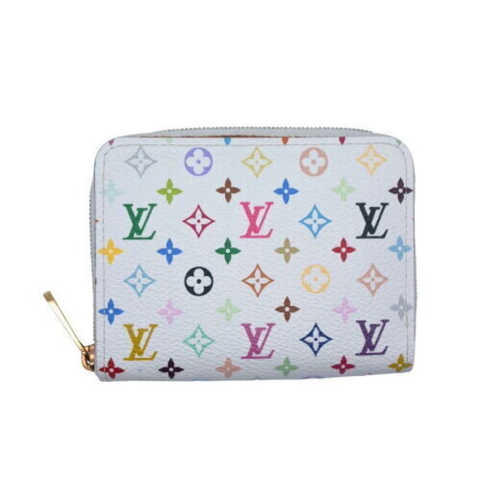 Louis Vuitton Zippy Coin Wallet Grenard Multicolore Multicolor White